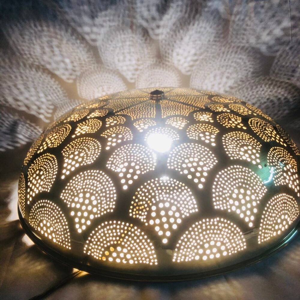 41cm Ceiling Lights, Flush Mount Brass - Image 4