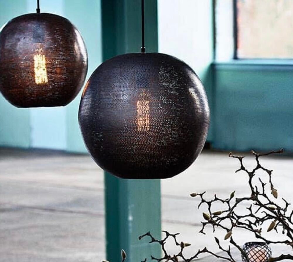 Black Metal Pendant Lamp , Ceiling Light